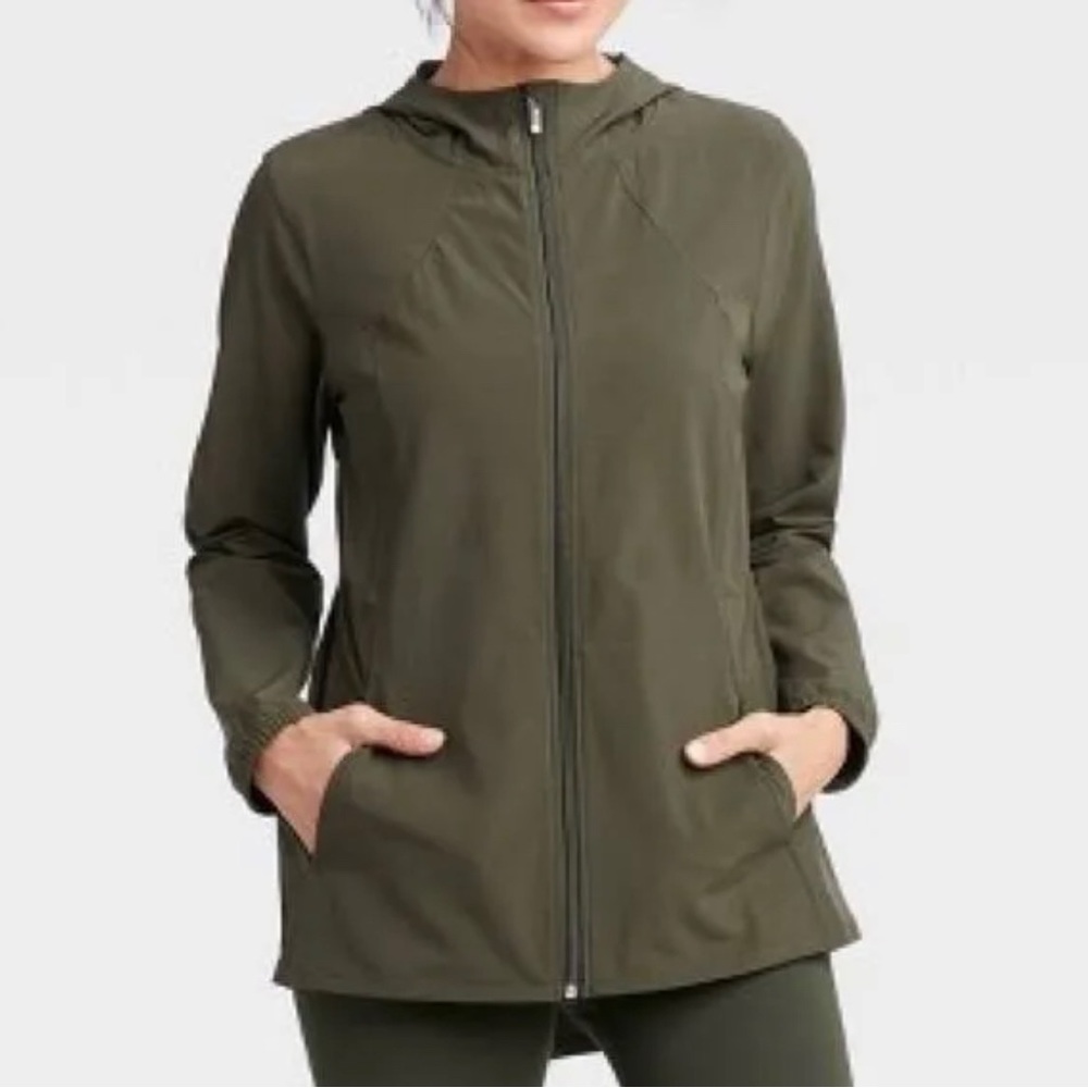 All in Motion Anorak Jacket | Color: Olive Green | Size: XS